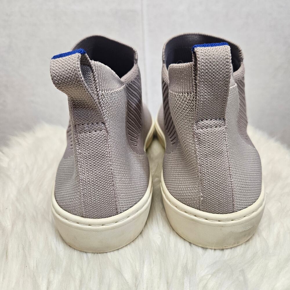 Rothy's Chelsea Boot Women's Size 10 Knit Pull-On Sneaker Lilac Gray - Picture 3 of 8